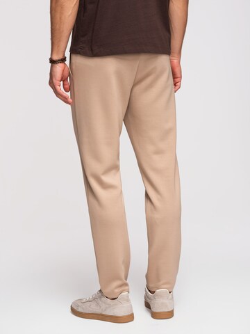 Regular Pantalon chino Ombre en beige