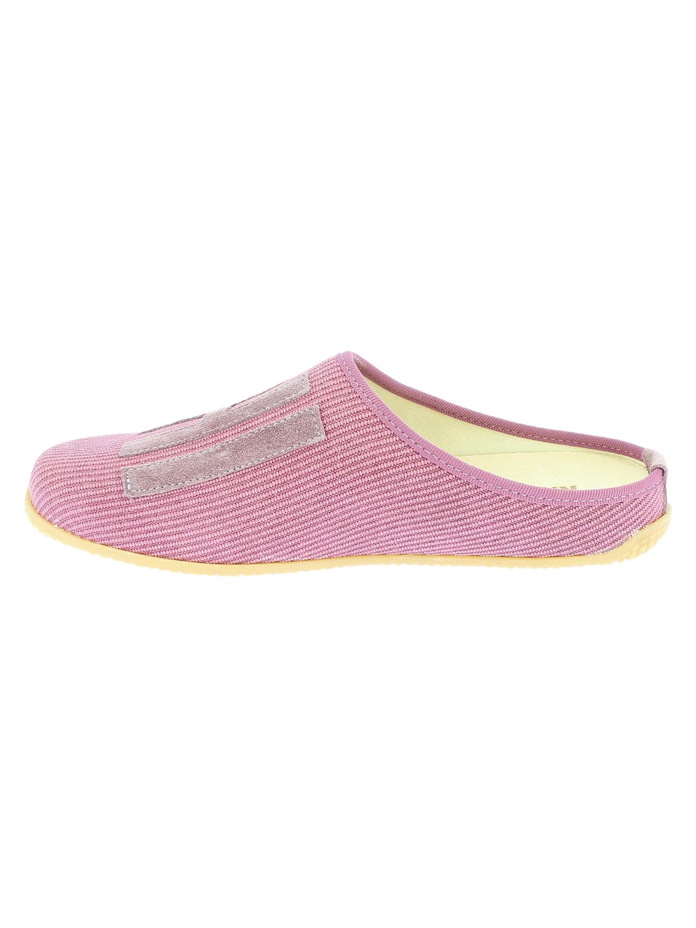 Living Kitzbühel Hausschuh 'Cotton - Chill' in Lila: Vorderseite