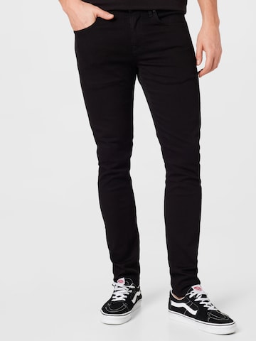 Pepe Jeans Skinny Jeansy 'Finsbury' w kolorze czarny: przód