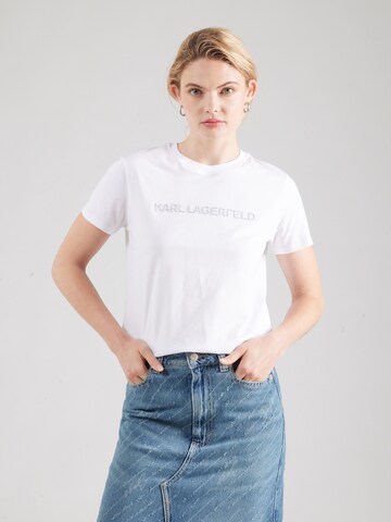 Karl Lagerfeld Shirt in White: front
