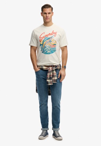 T-Shirt 'Maritime' Superdry & Co en blanc
