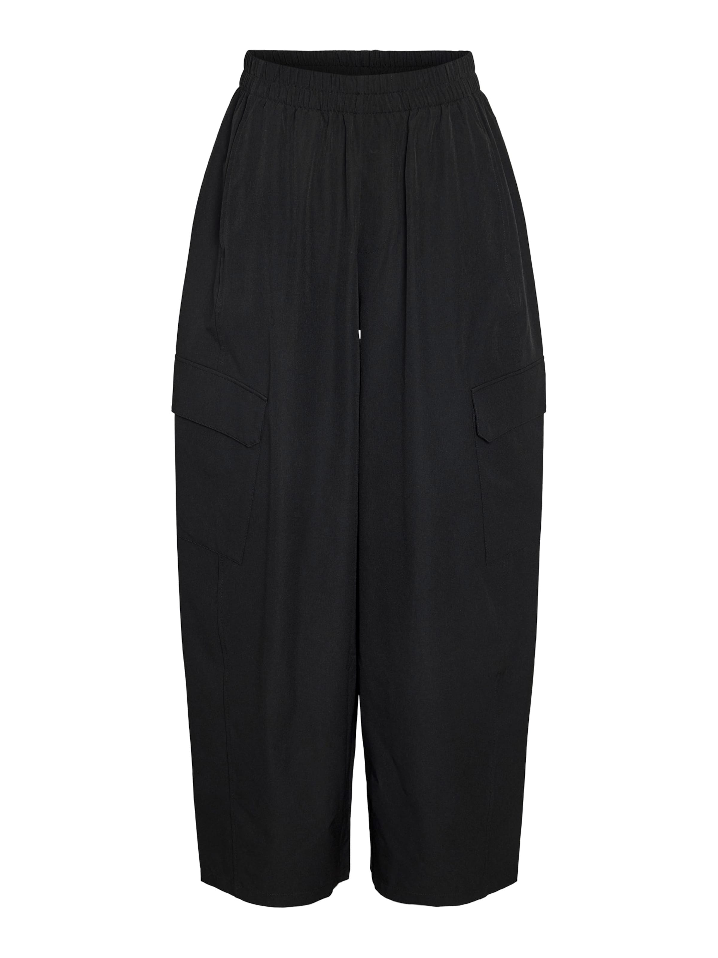 Noisy may Loose fit Cargo Pants 'NMKIRBY' in Black: front