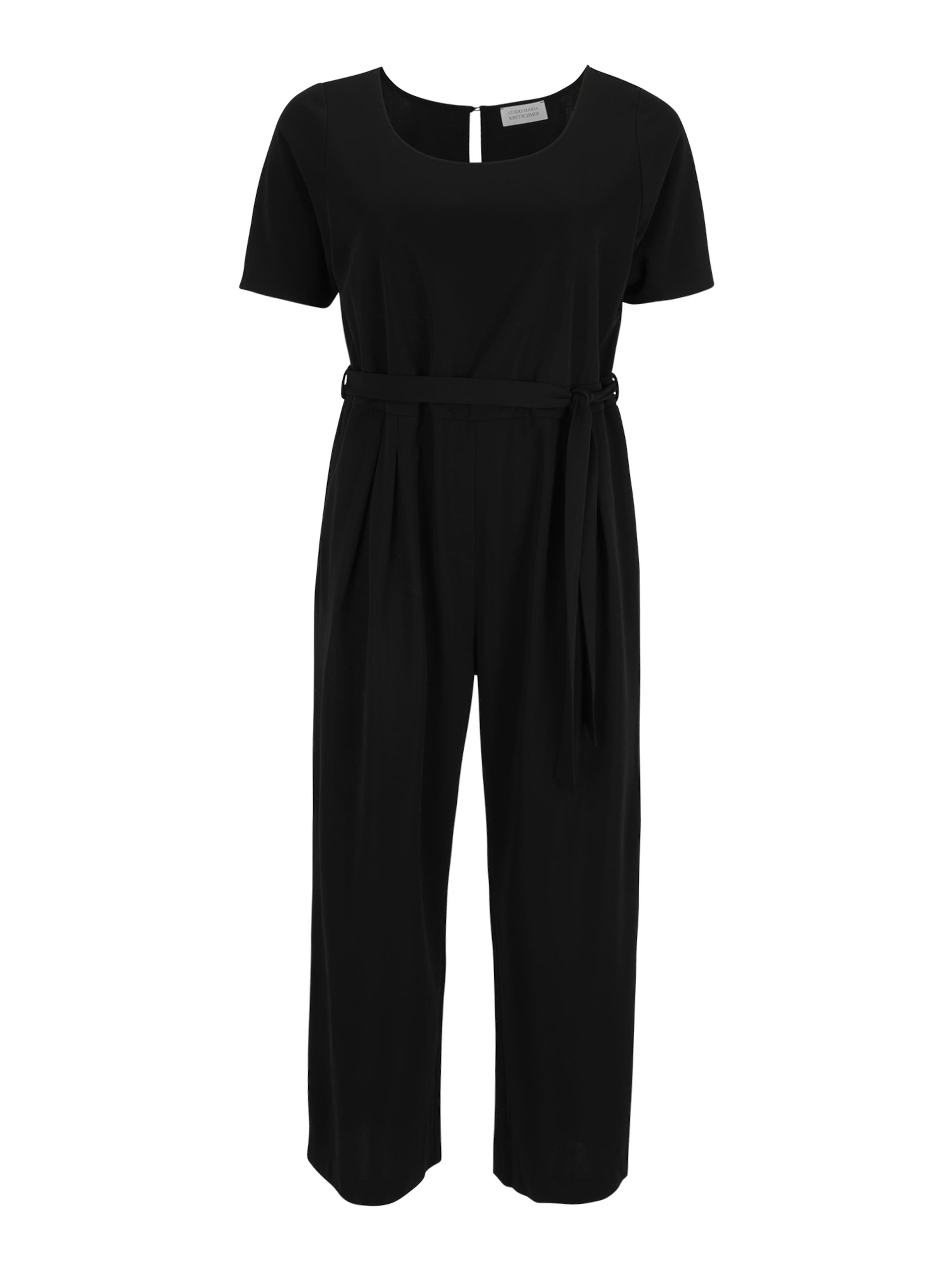 Guido Maria Kretschmer Curvy Jumpsuit &#x27;Jessa&#x27; in Black: front
