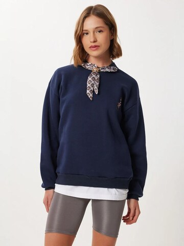 Happiness İstanbul Sweatshirt in Blue: front
