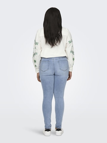Skinny Jean 'CARROSE' ONLY Carmakoma en bleu