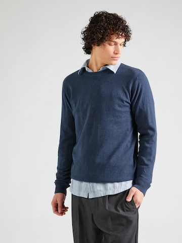 INDICODE JEANS Sweater 'Billy' in Blue: front
