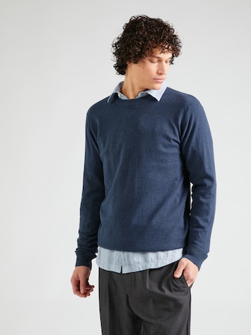 INDICODE JEANS Pullover 'Billy' in Blau: predná strana