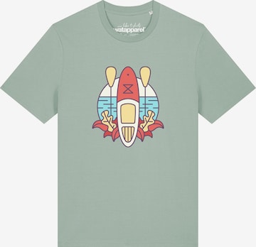 T-Shirt 'Stand Up Paddleboard Sup' Watapparel en vert : devant
