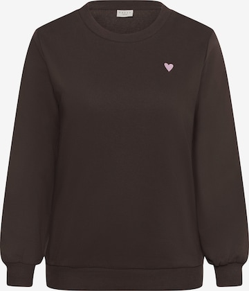 Pull-over 'KClia' KAFFE CURVE en marron : devant