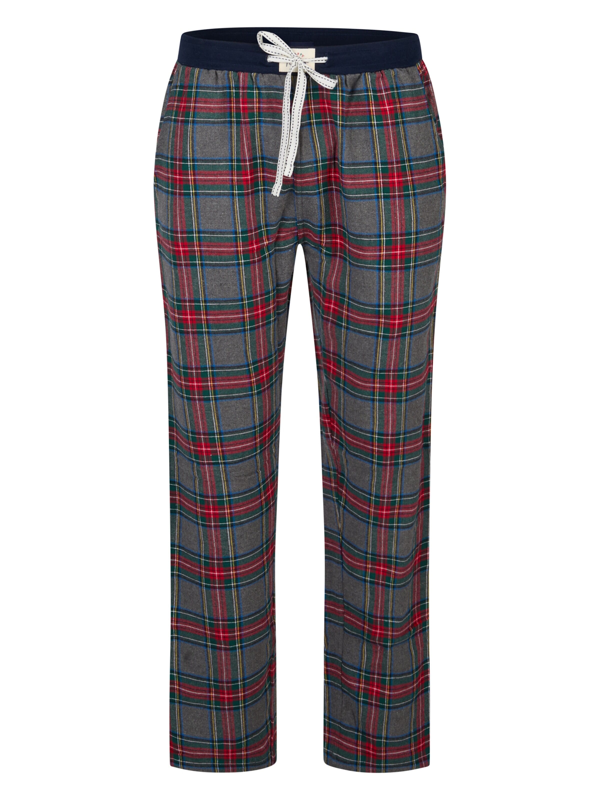 Happy Shorts Pajama Pants in Grey: front