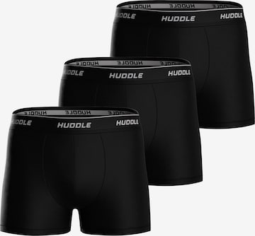 Boxers Huddle en noir : devant