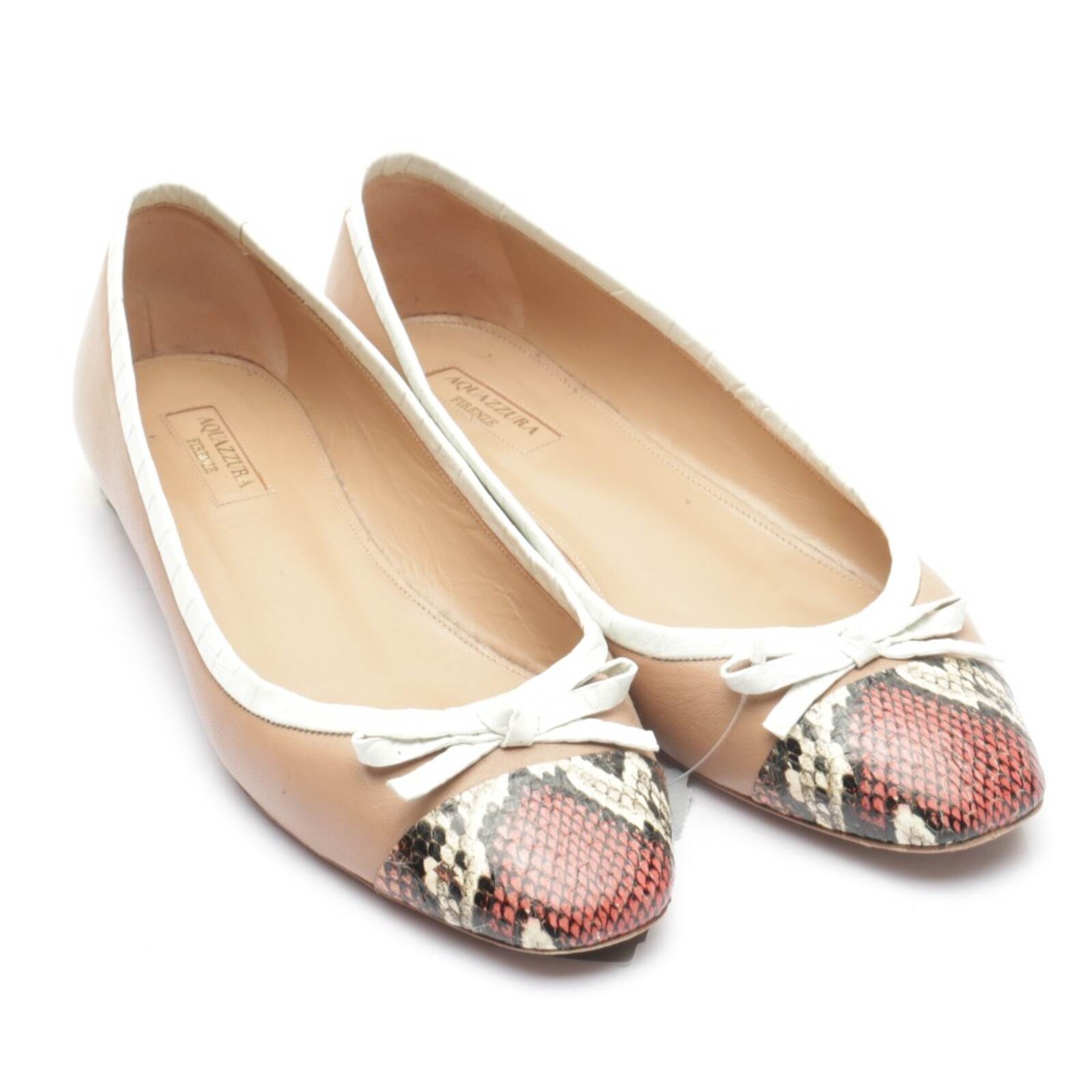 Aquazzura Flats & Loafers in 38 in Mixed colors: front