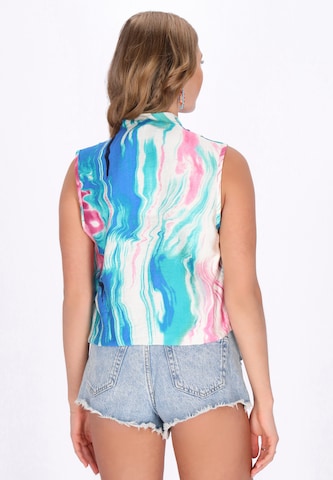 Chemisier 'Festival' IZIA en bleu