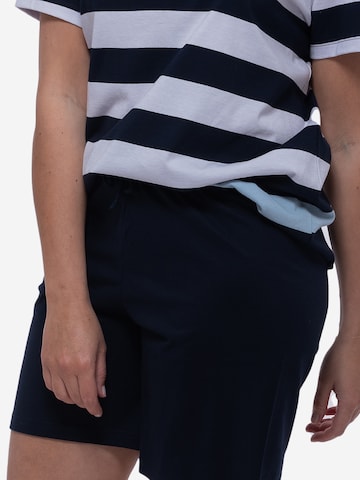 Ammann Pyjama 'Night & Home' in Blau