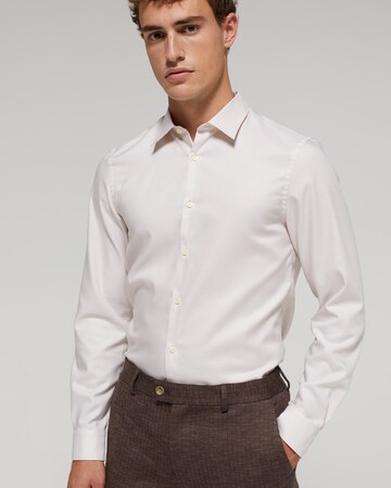 WE Fashion - Slim Fit Camisa clássica em branco