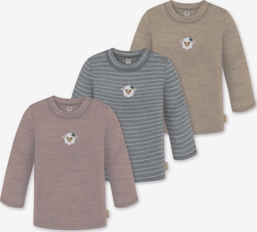 T-Shirt 'Taupo' normani en beige : devant