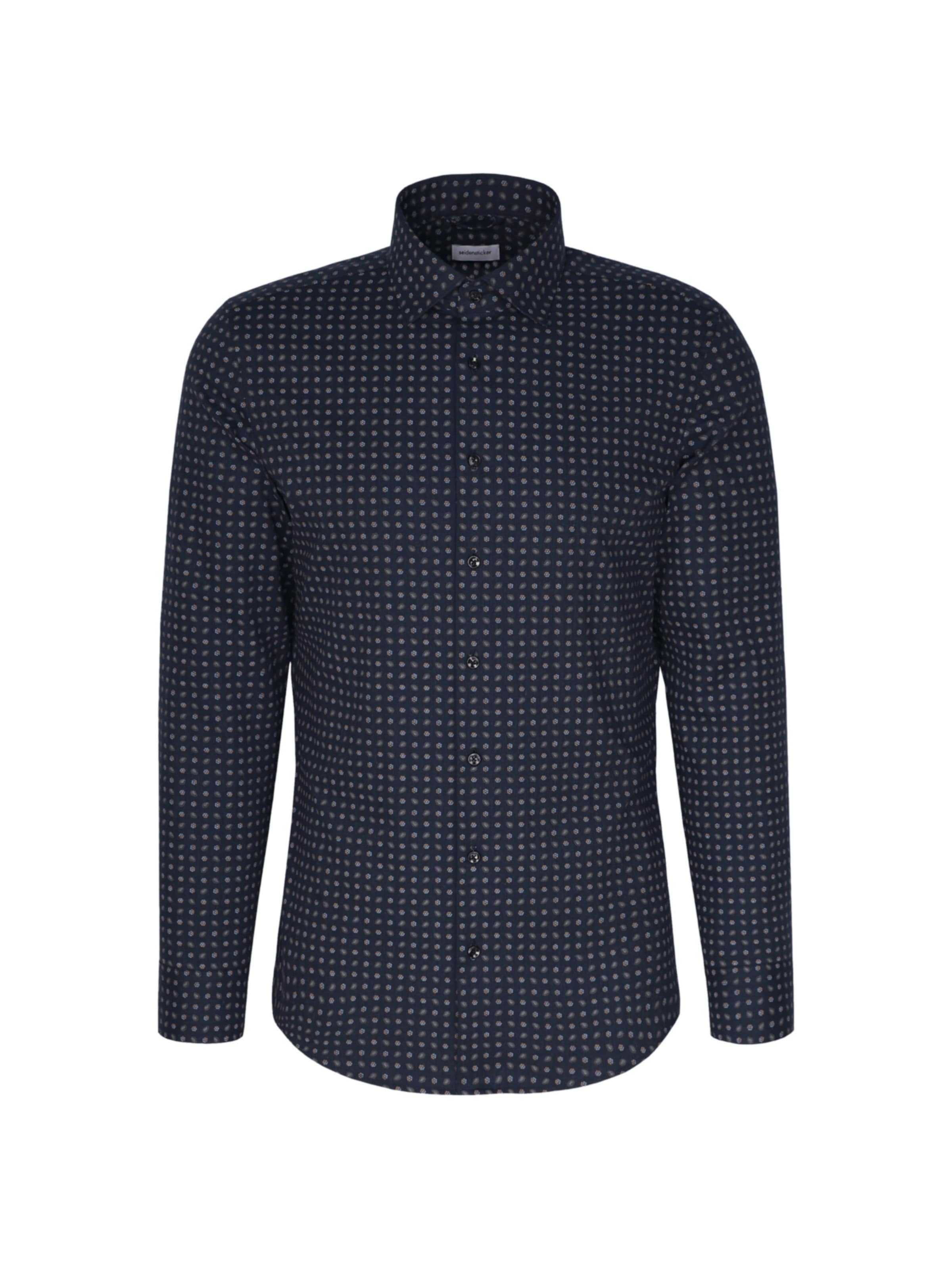 SEIDENSTICKER Regular fit Business shirt in Blue: front