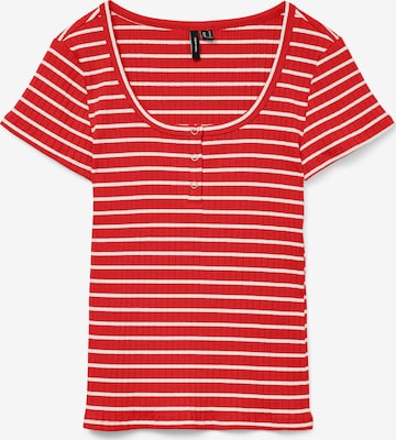 VERO MODA T-Shirt in Rot: Vorderseite