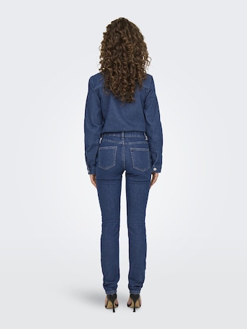 Coupe slim Jean ONLY en bleu
