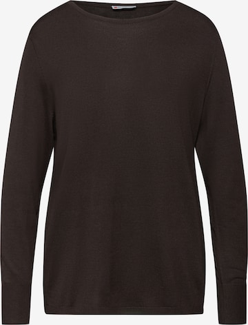 STREET ONE Sweater in Brown: front