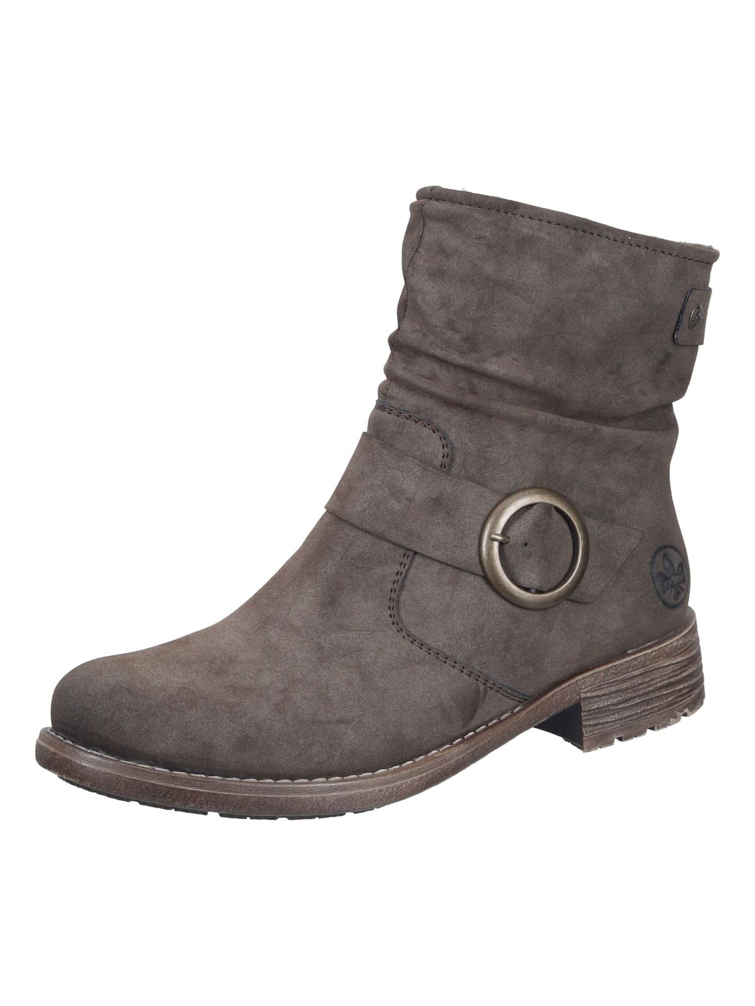 Rieker Ankle Boots 'Stiefeletten' in Brown: front