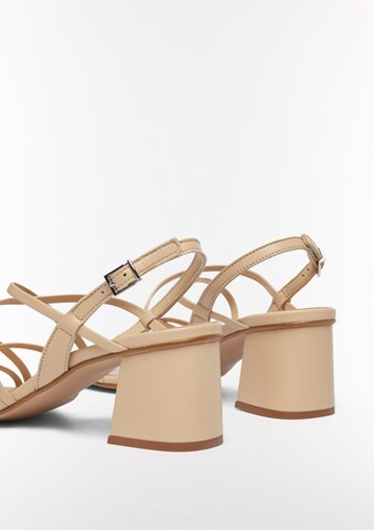Sandales à lanières COMMA en beige