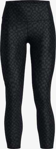 UNDER ARMOUR Skinny Workout Pants in Black: front