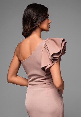 Ombre Evening dress in Beige