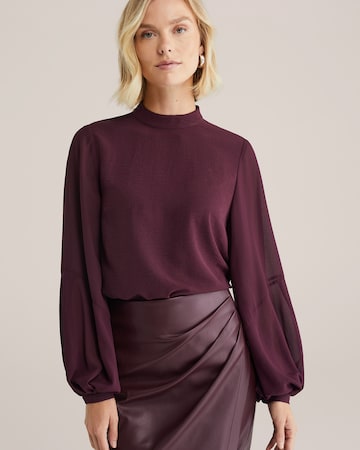 WE Fashion Блузка в Лиловый: спереди
