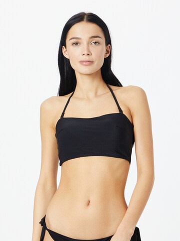 Bandeau Hauts de bikini ETAM en noir : devant