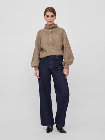 VILA Sweter 'Leah' w kolorze beżowy