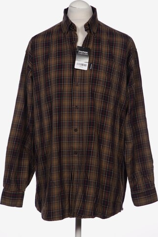 Barbour Button Up Shirt in XL in Brown: front