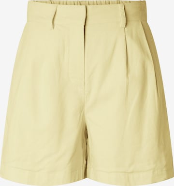 YAS - Pantalón en amarillo: frente