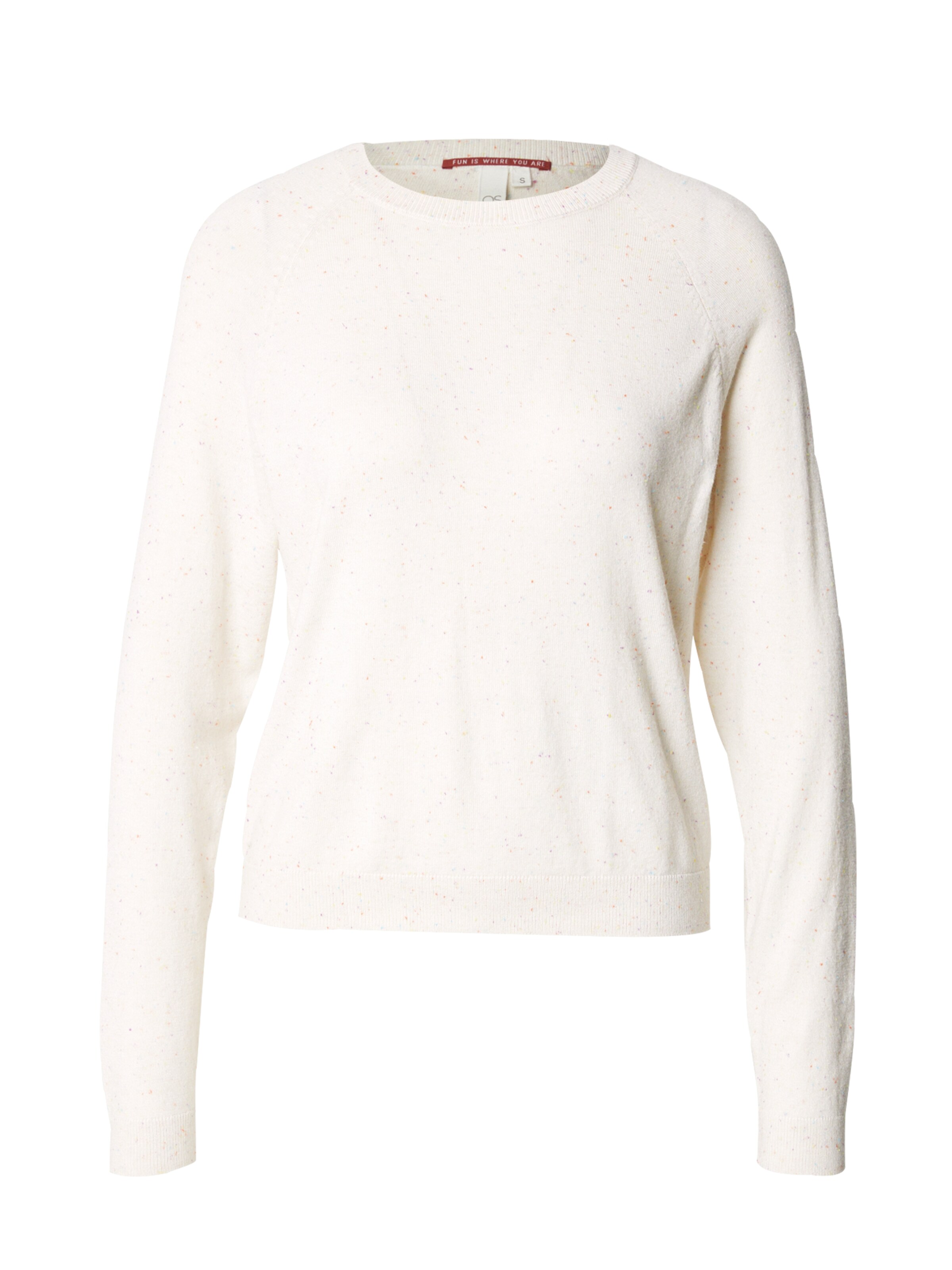 QS Pullover in Weiß: Vorderseite