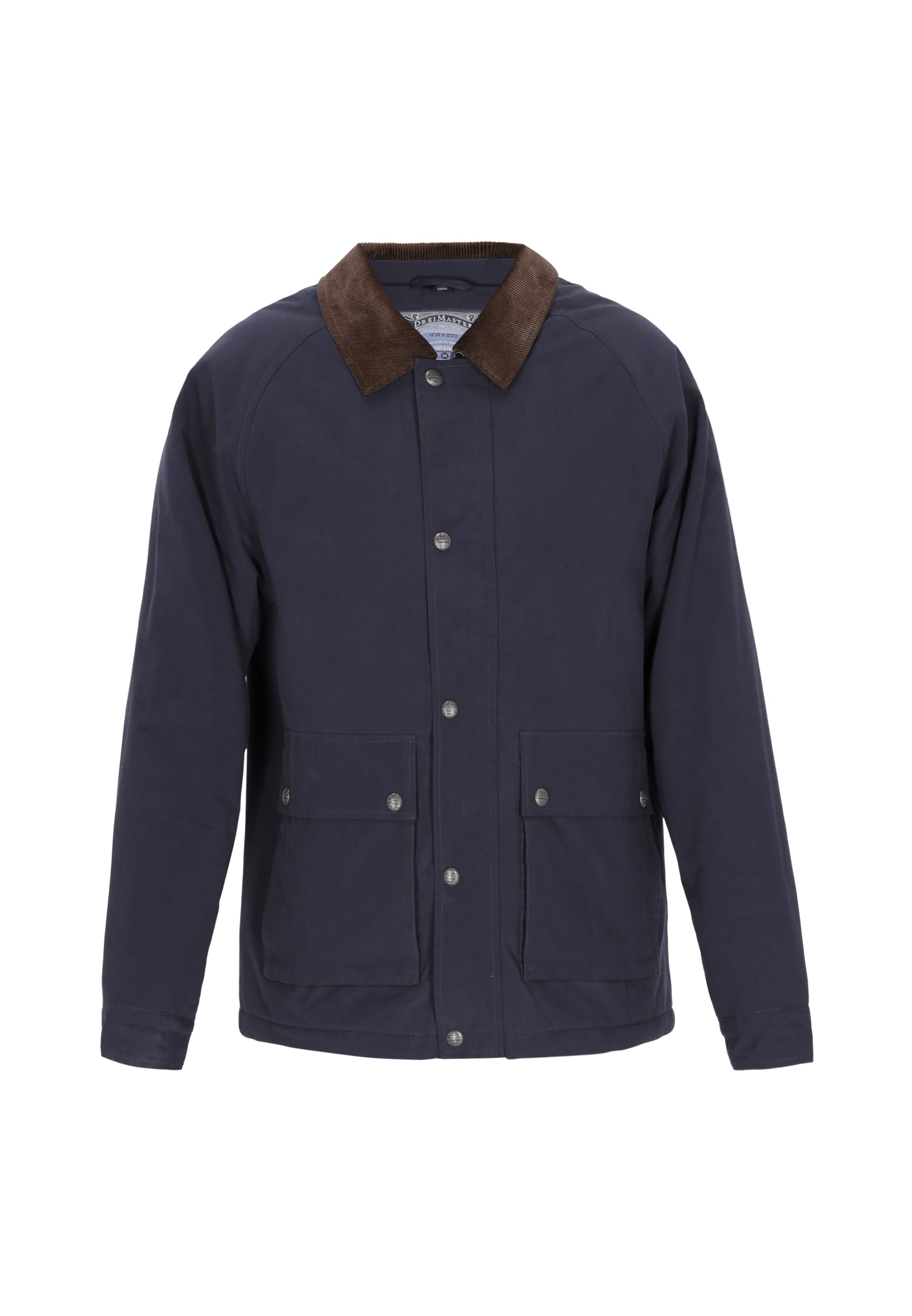 DreiMaster VintagePrijelazna jakna - plava boja: prednji dio