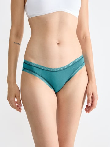 SLOGGI Slip ' Blue GO Crush ' in Blauw: voorkant