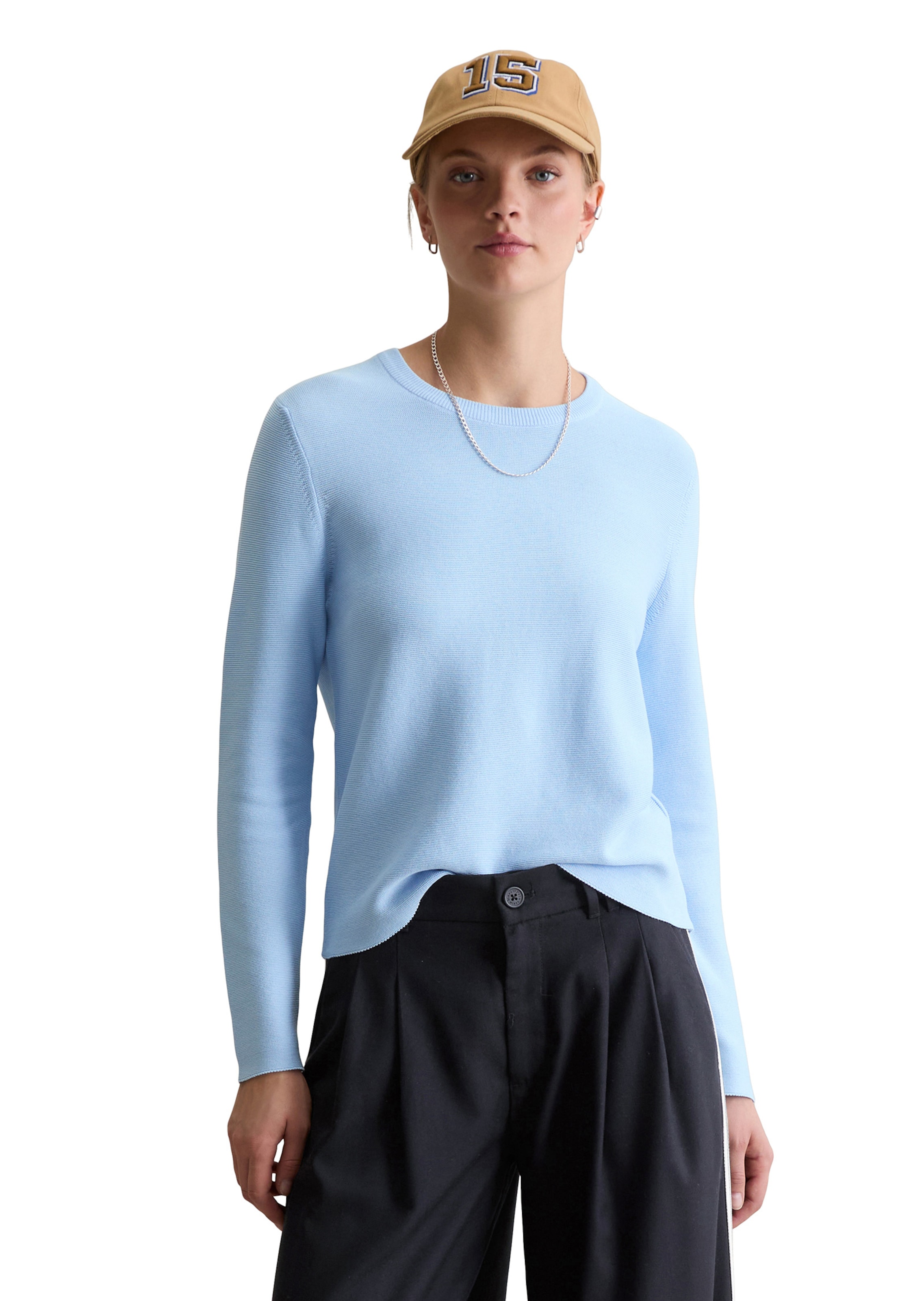 Marc O'Polo DENIM Sweater in Blue: front