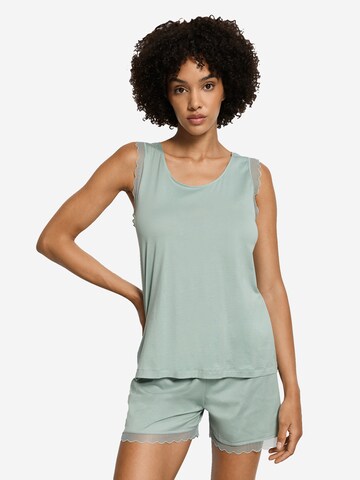 Hanro Pyjama 'Inaya'‌‌‌‌ in Grün