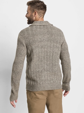 bonprix Gebreid vest in Beige