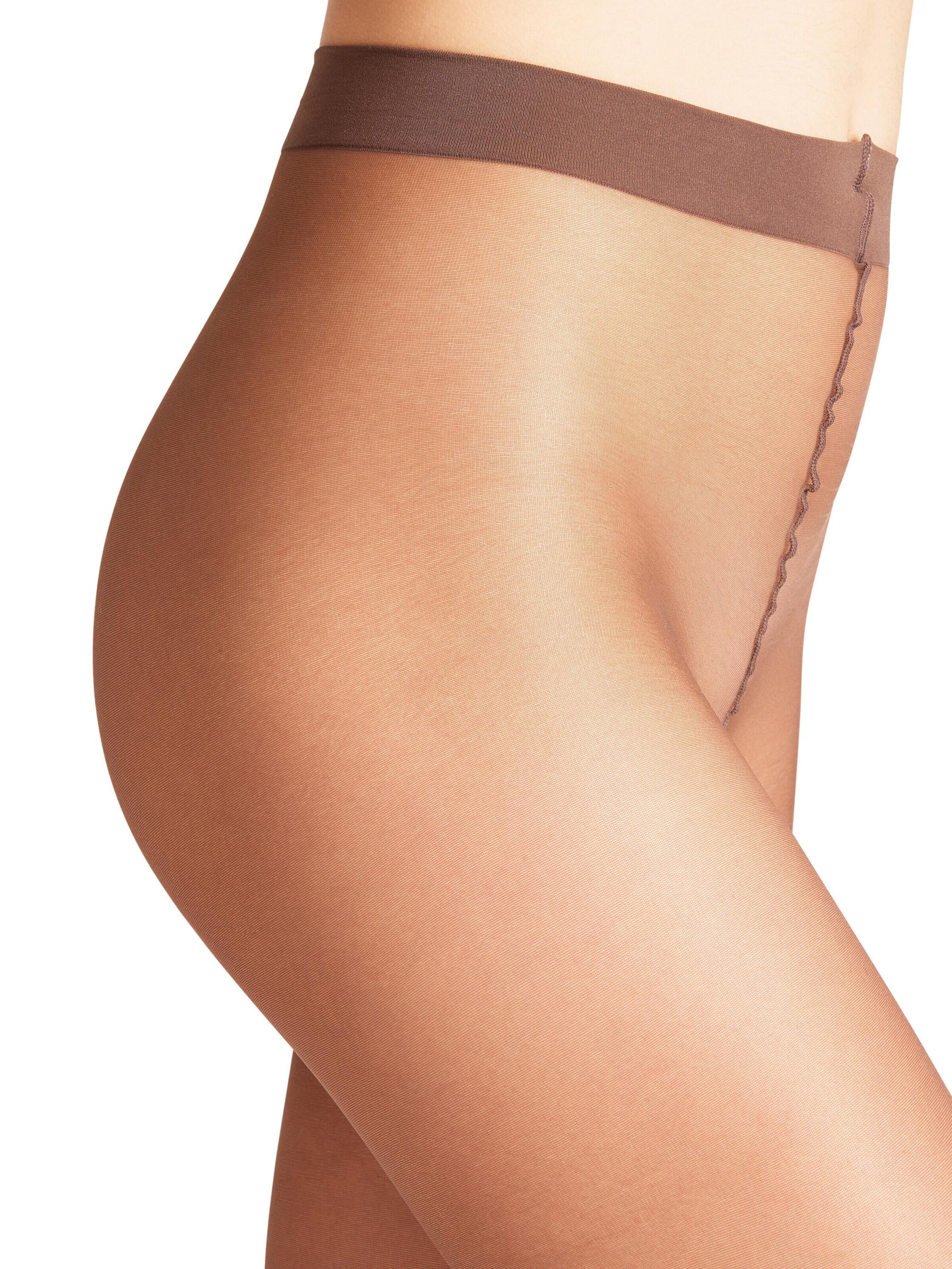 FALKE Tights 'Pure Matt' in Brown