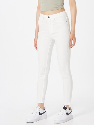 Skinny Jeans 'Tulga' de la JDY pe alb: față