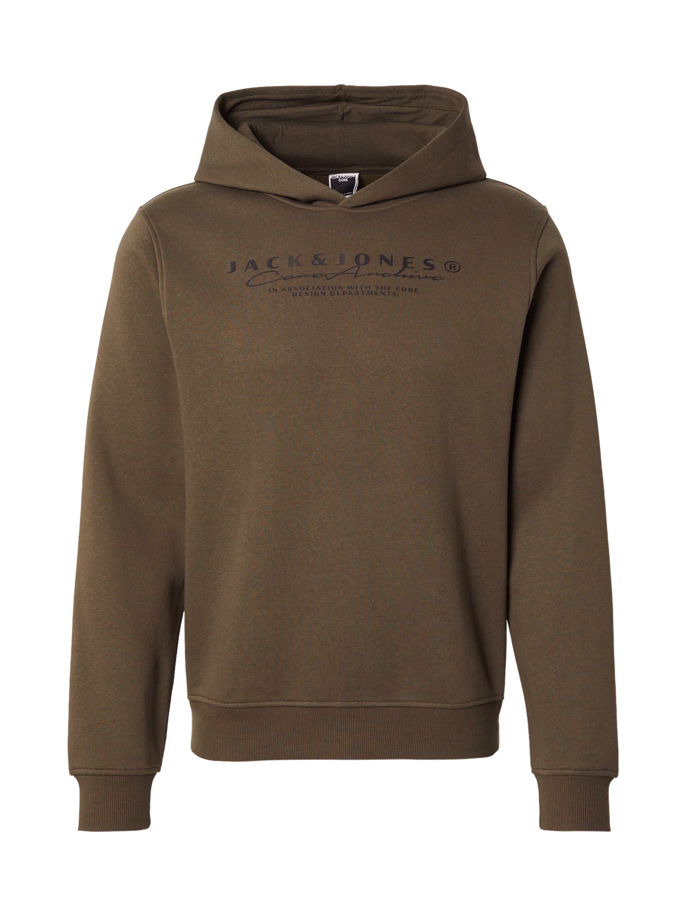 JACK & JONES Sweatshirt 'JCOPOINT' in Green: front