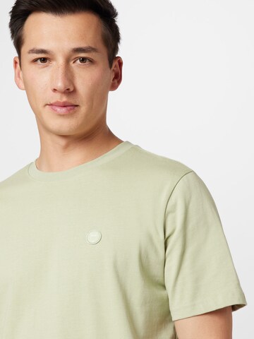 T-Shirt 'ALDER' KnowledgeCotton Apparel en vert