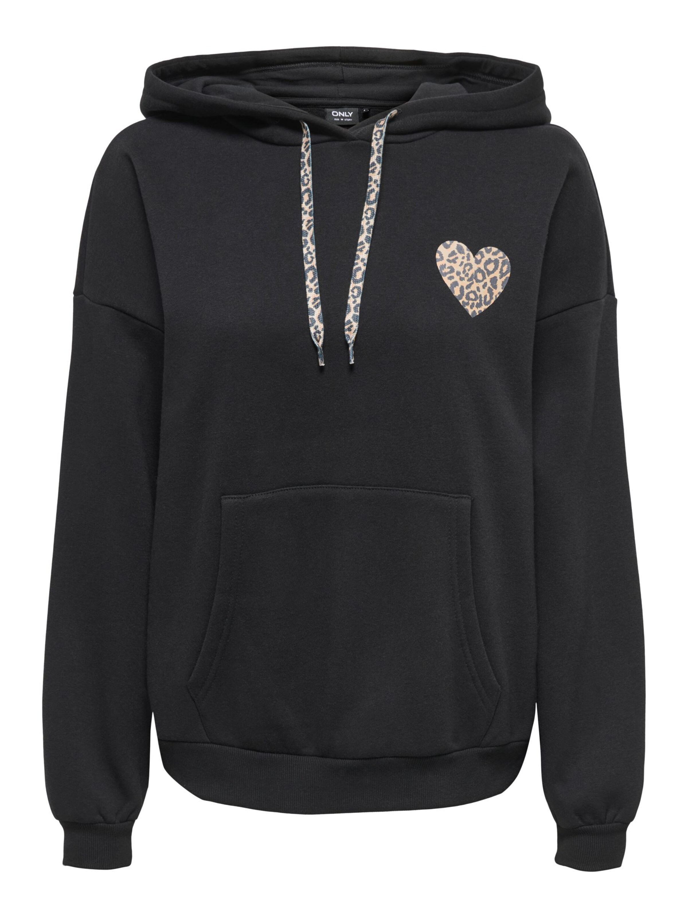 ONLY - Sudadera 'DAZE' en negro: frente