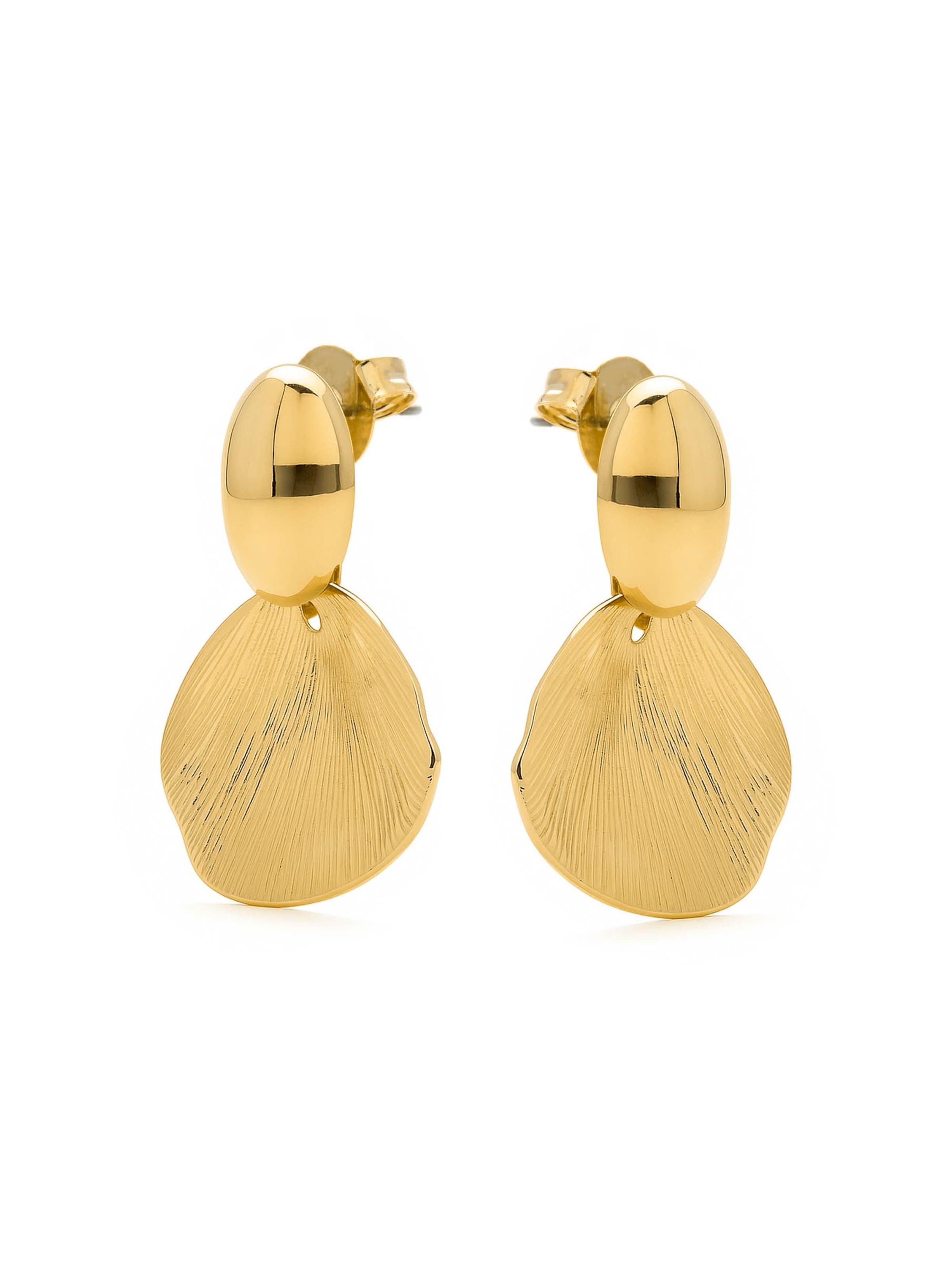 Luxenter Ohrringe 'Ondex'‌‌‌‌‌‌‌‌‌‌ in Gold: Vorderseite