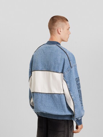 Bershka Between-season jacket in Blue