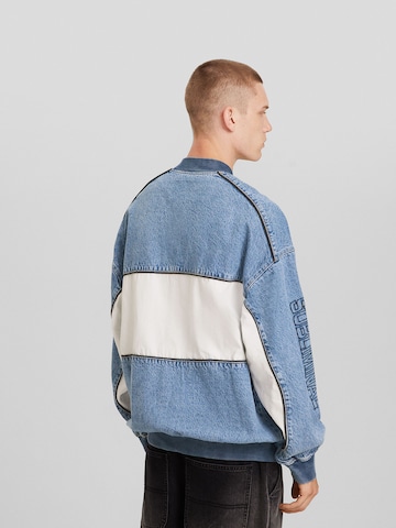 Bershka Between-Season Jacket in Blue