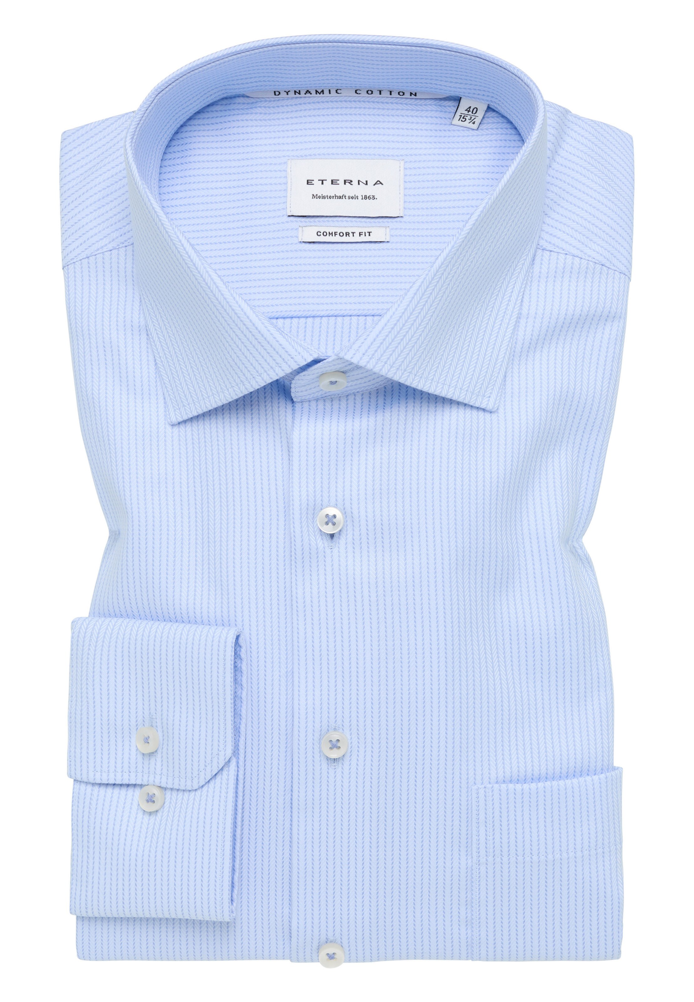 ETERNA Comfort fit Business shirt in Blue