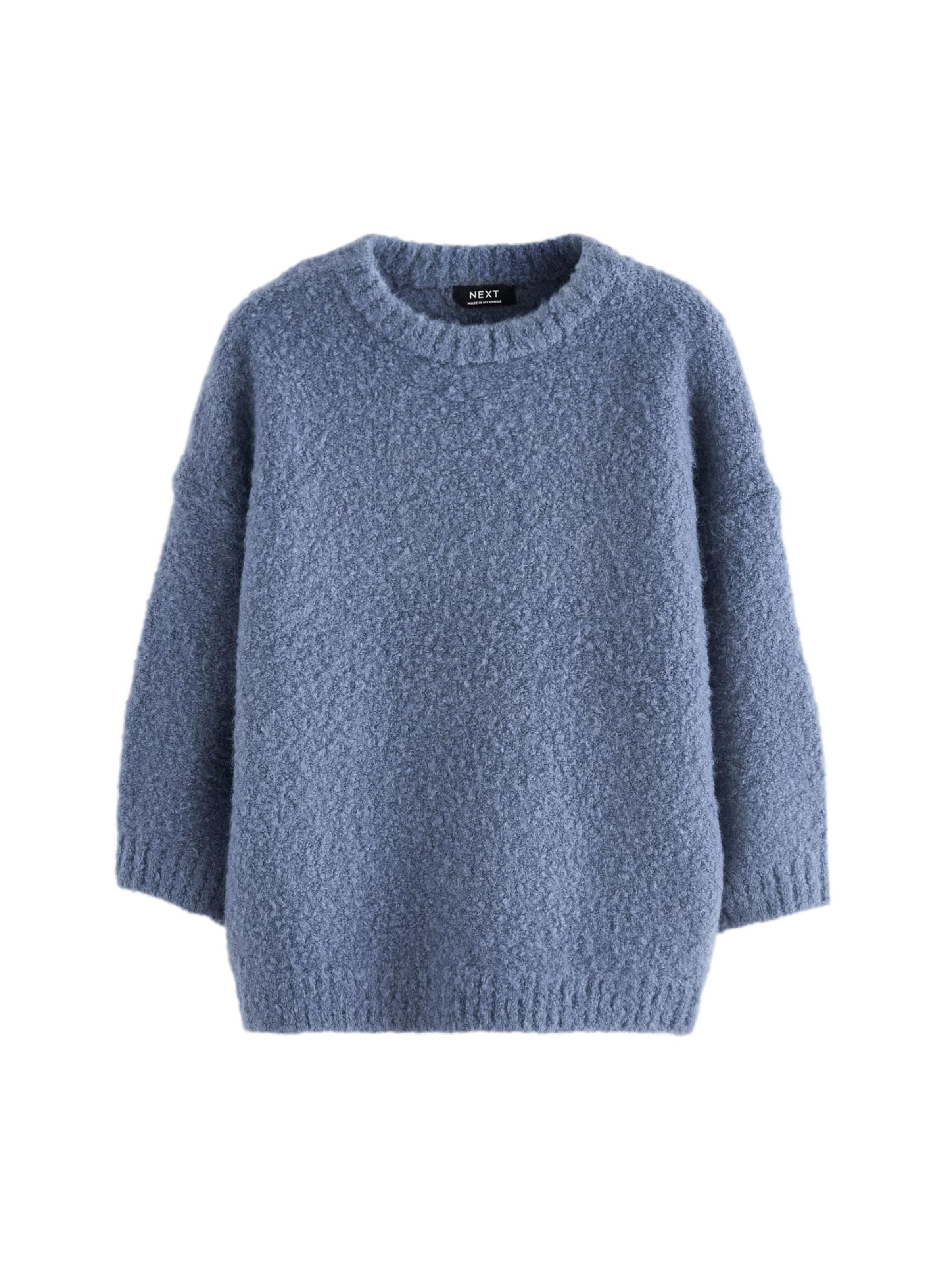 Next Pullover i blå: forside