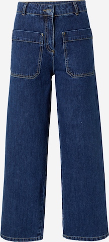 Wide leg Jeans 'Halias' de la Vanessa Bruno pe albastru: față
